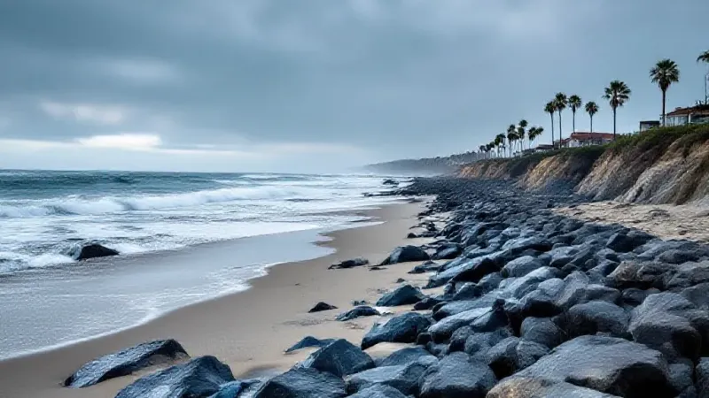 San Clemente Beaches Critically Bare: El Niño Erosion