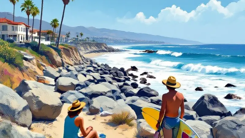 Surfrider: San Clemente Seawalls Speed Erosion & Block