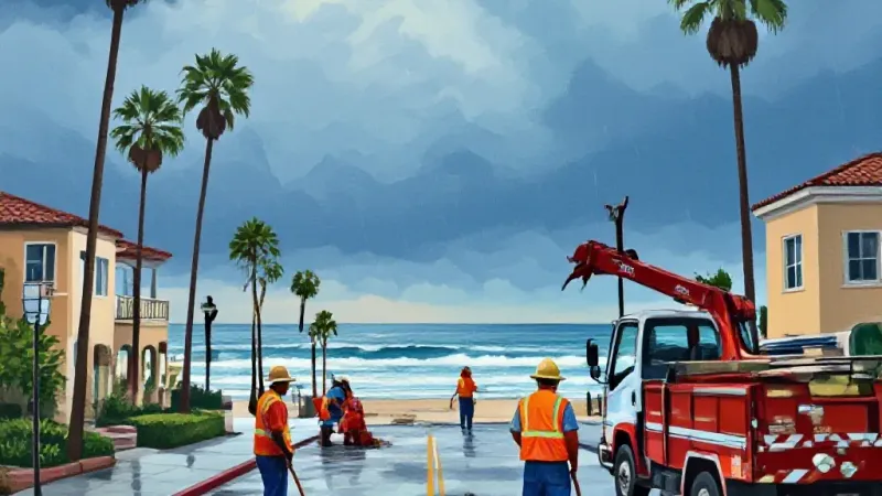 South OC Rain Prep: Burn Scars, Coastlines on Alert