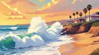 San Clemente Tides: Flood Warning, Metrolink Suspends