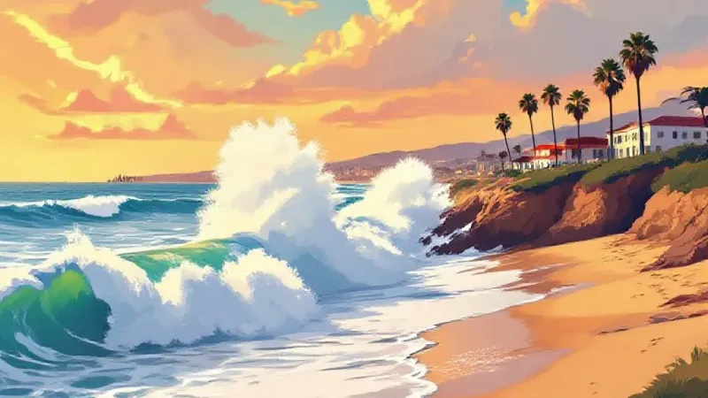 San Clemente Tides: Flood Warning, Metrolink Suspends